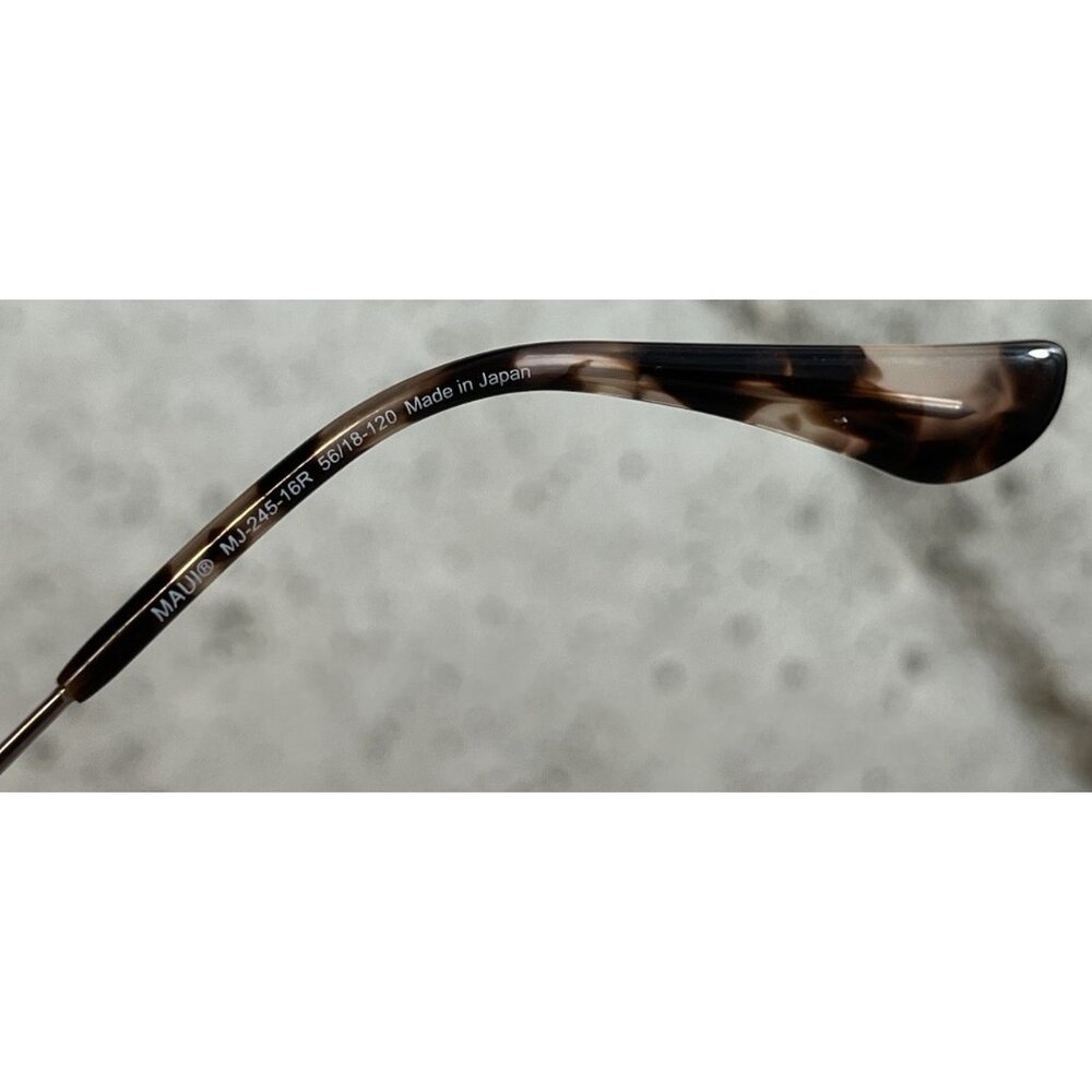 Maui Jim Sunglasses MJ 245-16R Maui Sunrise Baby Beach Rose Gold 56-18-120 - Picture 9 of 10